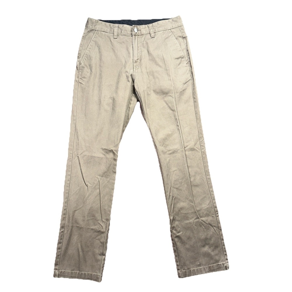 Volcom Pants Mens 30 (fits 31/32) Chino Straight Fit Stretch Golf Skate Brown